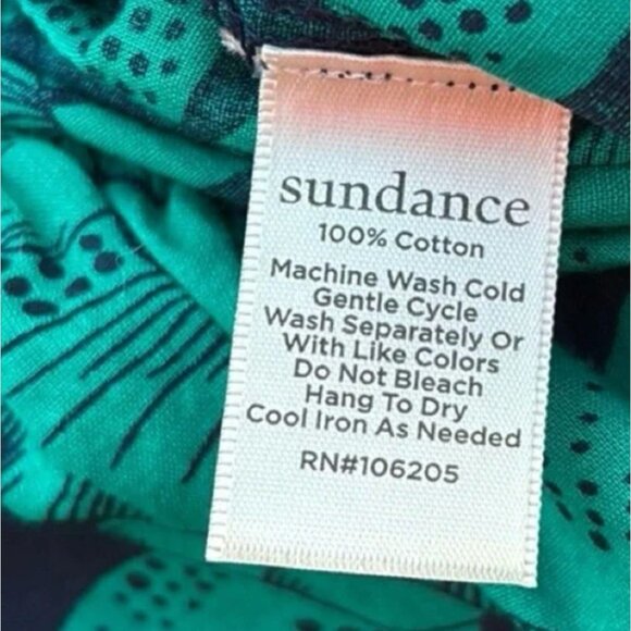 Sundance Teal Leaf Print Jumpsuit - Picture 9 of 9